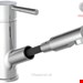  شیر مخلوط روشویی پایه کوتاه شوت Schütte Cornwall mit herausziehbarer Haarbrause chrom 20150