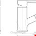  شیر مخلوط روشویی پایه کوتاه شوت Schütte Cornwall mit herausziehbarer Haarbrause chrom 20150