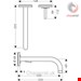  شیر مخلوط روشویی توکار هانس گروهه آلمان Hansgrohe Axor Uno 38116 nickel gebürstet