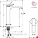  شیر مخلوط روشویی پایه بلند هانس گروهه آلمان Hansgrohe Vivenis 250 Einhebel Waschtischmischer für Waschschüsseln chrom  75042000