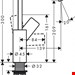  شیر مخلوط روشویی پایه بلند هانس گروهه آلمان Hansgrohe Vivenis 210 Einhebel Waschtischmischer mit Schwenkauslauf mattschwarz  75032670