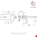  شیر مخلوط توکار ایدیل استاندارد Ideal Standard Wand Waschtischarmatur Conca A7372 silver storm A7372GN