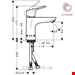  شیر مخلوط روشویی پایه کوتاه هانس گروهه آلمان Hansgrohe Focus 100 CoolStart ohne Ablaufgarnitur 31509000