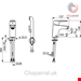  شیر مخلوط روشویی پایه کوتاه  دوش دار هنسا Hansa Hansapolo Chrom 103 mm 51462293