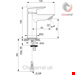  شیر مخلوط روشویی پایه کوتاه ایدیل استاندارد Ideal Standard A6560AA