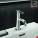  شیر مخلوط روشویی پایه کوتاه ایدیل استاندارد Ideal Standard Joy mit Ablaufgarnitur BC775 silver storm BC775GN