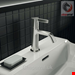  شیر مخلوط روشویی پایه کوتاه ایدیل استاندارد Ideal Standard Joy mit Ablaufgarnitur BC775 silver storm BC775GN