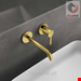  شیر مخلوط روشویی توکار ایدیل استاندارد Ideal Standard Joy Wand Waschtischarmatur 180mm brushed gold A7378A2