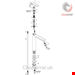  شیر مخلوط روشویی پایه بلند هانس گروهه آلمان Hansgrohe Talis E 240 weißmatt 71717700