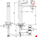 شیر مخلوط روشویی پایه بلند ایدیل استاندارد Ideal Standard A6328AA