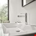  شیر مخلوط روشویی پایه کوتاه هانس گروهه آلمان Hansgrohe Finoris 100 mit Push Open Ablaufgarnitur chrom 76010000