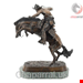 مجسمه برنزی دکوری آنتیک قدیمی Bronco Buster Bronze Sculpture After Frederic Remington