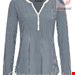  بلوز راحتی زنانه اسنزا هلند ESSENZA Opal Striped Indigo Blue Top Langarm