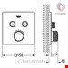  شیر حمام توکار گروهه آلمان GROHE Grohtherm SmartControl 29124 supersteel 29124DC0
