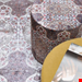  پاف گرد اسنزا هلند ESSENZA Giulia Iceblue Pouf