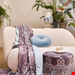  پاف گرد اسنزا هلند ESSENZA Giulia Iceblue Pouf