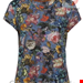  بلوز راحتی آستین کوتاه زنانه اسنزا هلند ESSENZA Saona Famke Moonlight Blue Top Kurzarm
