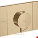  شیر حمام توکار هانس گروهه آلمان Hansgrohe Axor One Thermostatmodul Unterputz für 3 Verbraucher 45713 Brushed Bronze 45713140