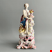  مجسمه نقاشی با دست دکوری چینی آنتیک قدیمی komplettes Porzellanfiguren Set mit Schleife Die vier Elemente Rokoko um 1765