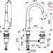  شیر مخلوط روشویی هنسا Hansa HansaDesigno Style Einhand Einlochbatterie 51032293