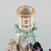  مجسمه شمعدان نقاشی با دست دکوری چینی آنتیک قدیمی مایسن آلمان Großer antiker Meissener Kerzenständer aus handbemaltem Porzellan 19 Jahrhundert