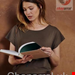  بلوز راحتی آستین کوتاه زنانه اسنزا هلند ESSENZA Serana Uni Soft Green Top Kurzarm 