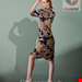  لباس خواب زنانه اسنزا هلند ESSENZA Blair Gwyneth Nightblue Nachthemd ¾ Arm