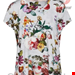  بلوز راحتی آستین کوتاه زنانه اسنزا هلند ESSENZA Saona Fleur Grau Top Kurzarm