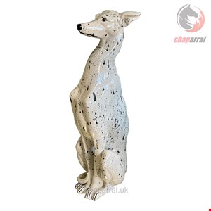 مجسمه سرامیکی نقاشی با دست دکوری سگ Keramikvase mit Windhund Statue in Lebensgröße