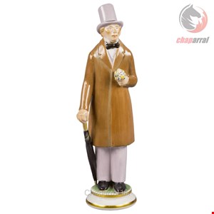 مجسمه دکوری چینی آنتیک قدیمی Royal Copenhagen Figure of Hans Christian Andersen Dated 1953