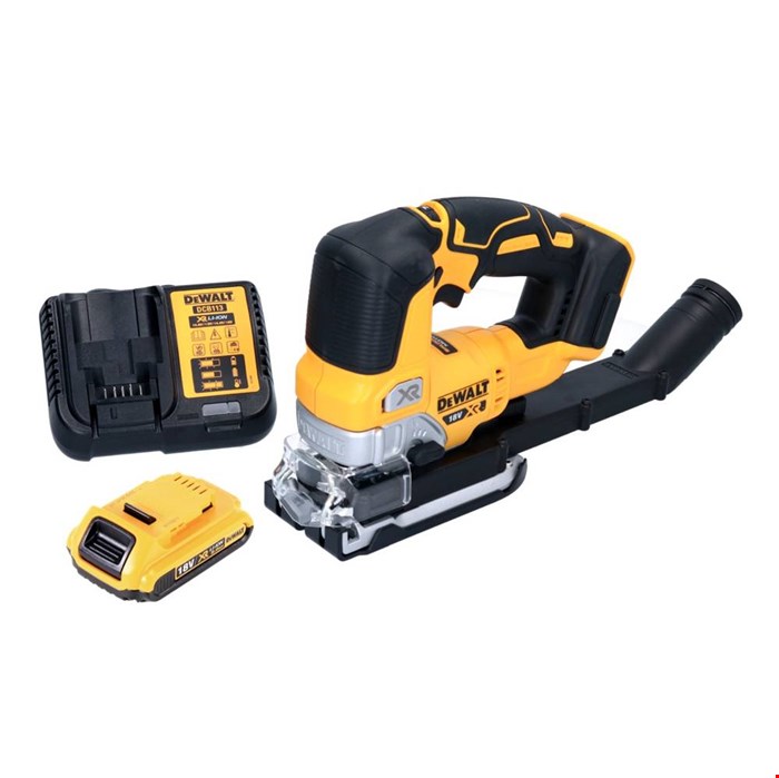 اره منبت کاری اره مویی شارژی دیوالت آمریکا DeWalt DCS 334 334D1 (1 x 2,0 Ah)