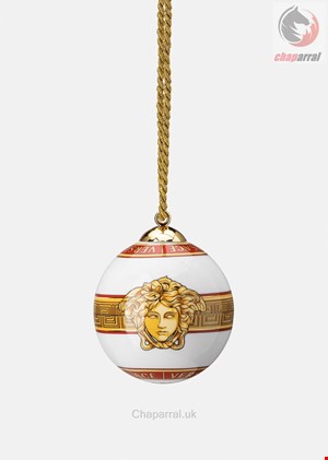 گوی تزیینی درخت کریسمس ورساچه ایتالیا VERSACE MEDUSA AMPLIFIED KUGEL