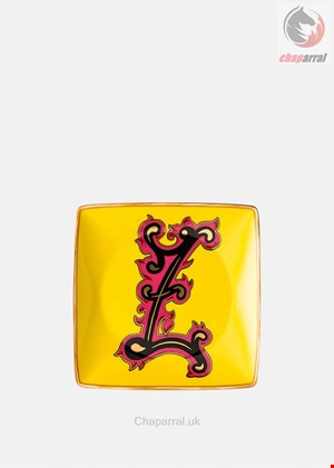 بشقاب دکوری ورساچه ایتالیا  VERSACE ALPHABET UNTERTELLER Z 12 CM