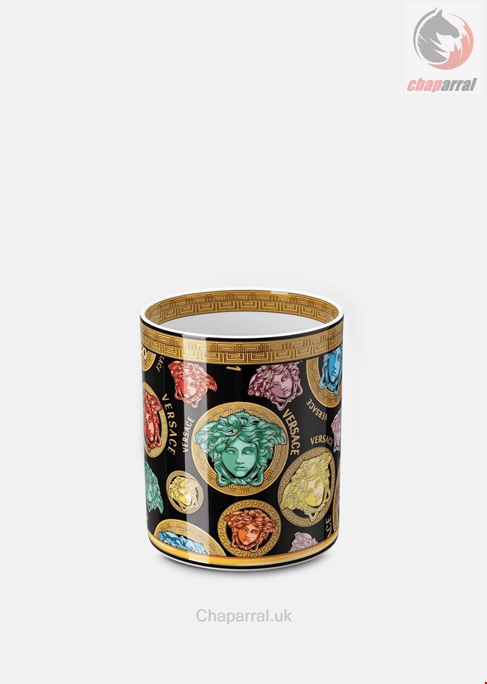 گلدان ورساچه ایتالیا VERSACE MEDUSA AMPLIFIED VASE 18 CM