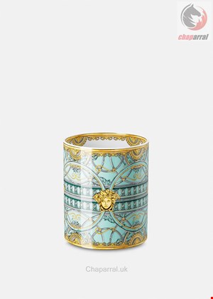 گلدان ورساچه ایتالیا VERSACE SCALA DEL PALAZZO VERDE VASE 18 CM
