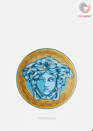بشقاب دکوری ورساچه ایتالیا VERSACE MEDUSA AMPLIFIED TELLER 17 CM