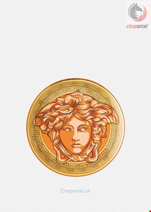 بشقاب دکوری ورساچه ایتالیا VERSACE MEDUSA AMPLIFIED TELLER 17 CM