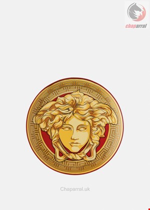 بشقاب دکوری ورساچه ایتالیا VERSACE MEDUSA AMPLIFIED TELLER 17 CM