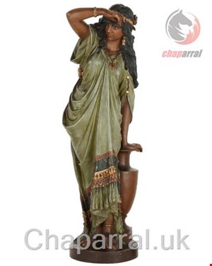 مجسمه سفالی دکوری آنتیک قدیمی Large Terracotta Female Figure by Okcar Gladenbeck