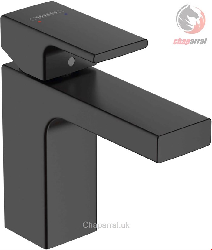 شیر مخلوط روشویی پایه کوتاه هانس گروهه آلمان Hansgrohe Vernis Shape 100  71569 schwarz matt 71569670