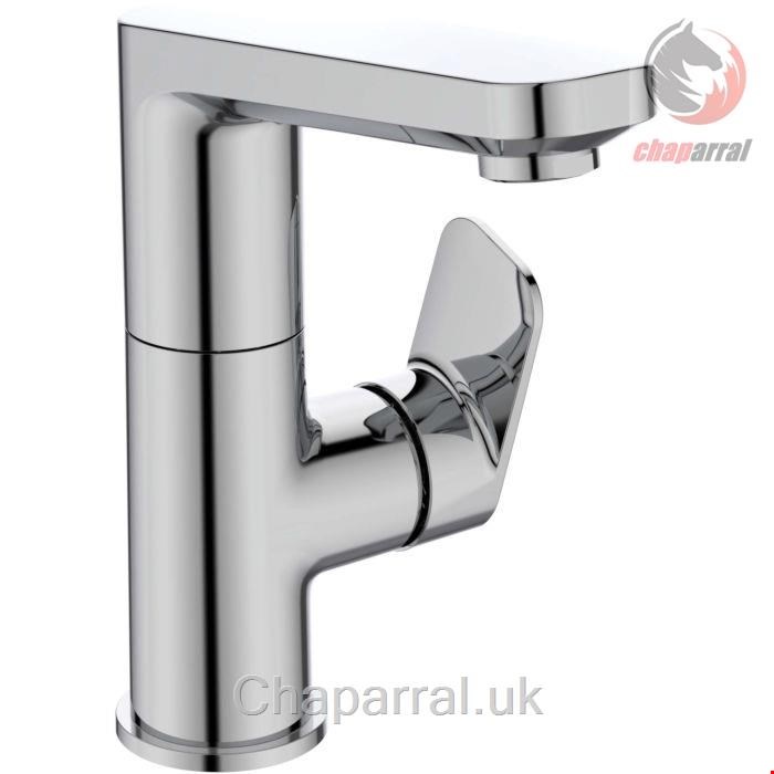 شیر مخلوط روشویی پایه کوتاه ایدیل استاندارد Ideal Standard Tonic II Einhebel Waschtischarmatur hoher Auslauf 120mm mit Ablaufgarnitur chrom A6448AA