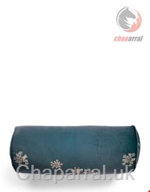 کوسن استوانه ای اسنزا هلند ESSENZA Lauren Indigo Blue Nackenrolle 22 x 50 cm
