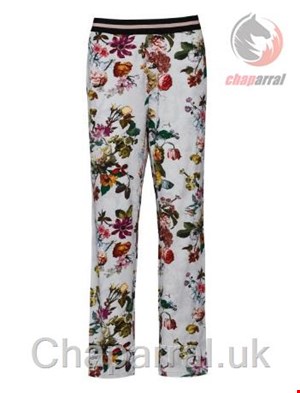 شلوار راحتی زنانه اسنزا هلند ESSENZA Maple Fleur Grau Lange Hose