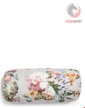 کوسن استوانه ای اسنزا هلند ESSENZA Fleur Grau Nackenrolle 22 x 50 cm