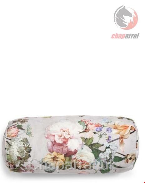 کوسن استوانه ای اسنزا هلند ESSENZA Fleur Grau Nackenrolle 22 x 50 cm