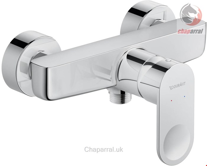 شیر مخلوط حمام دوراویت Duravit B 3 Brause Einhebelmischer Wandmontage chrom B34230000010
