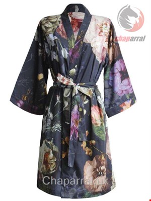 روبدوشامبر زنانه اسنزا هلند ESSENZA Fleur Nightblue Kimono
