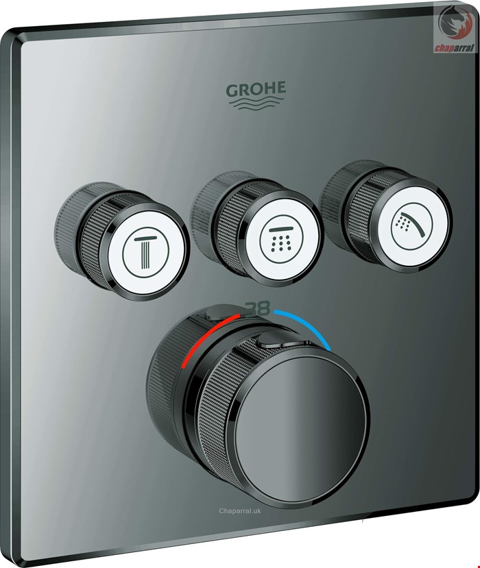 شیر حمام توکار گروهه آلمان GROHE Grohtherm SmartControl 29126 hard graphite 29126A00