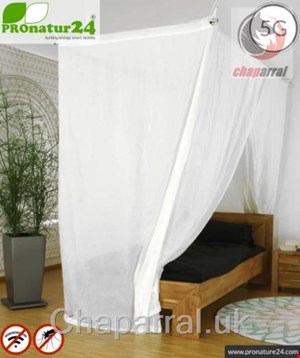 پشه بند ضد امواج تخت تک نفره پرونیچر المان PROnature Shielding canopy Electrosmog WIFI | SINGLE BED 