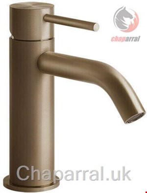 شیر مخلوط روشویی پایه کوتاه جسی Gessi 316 Flessa 54002 warm bronze gebürstet 54002726